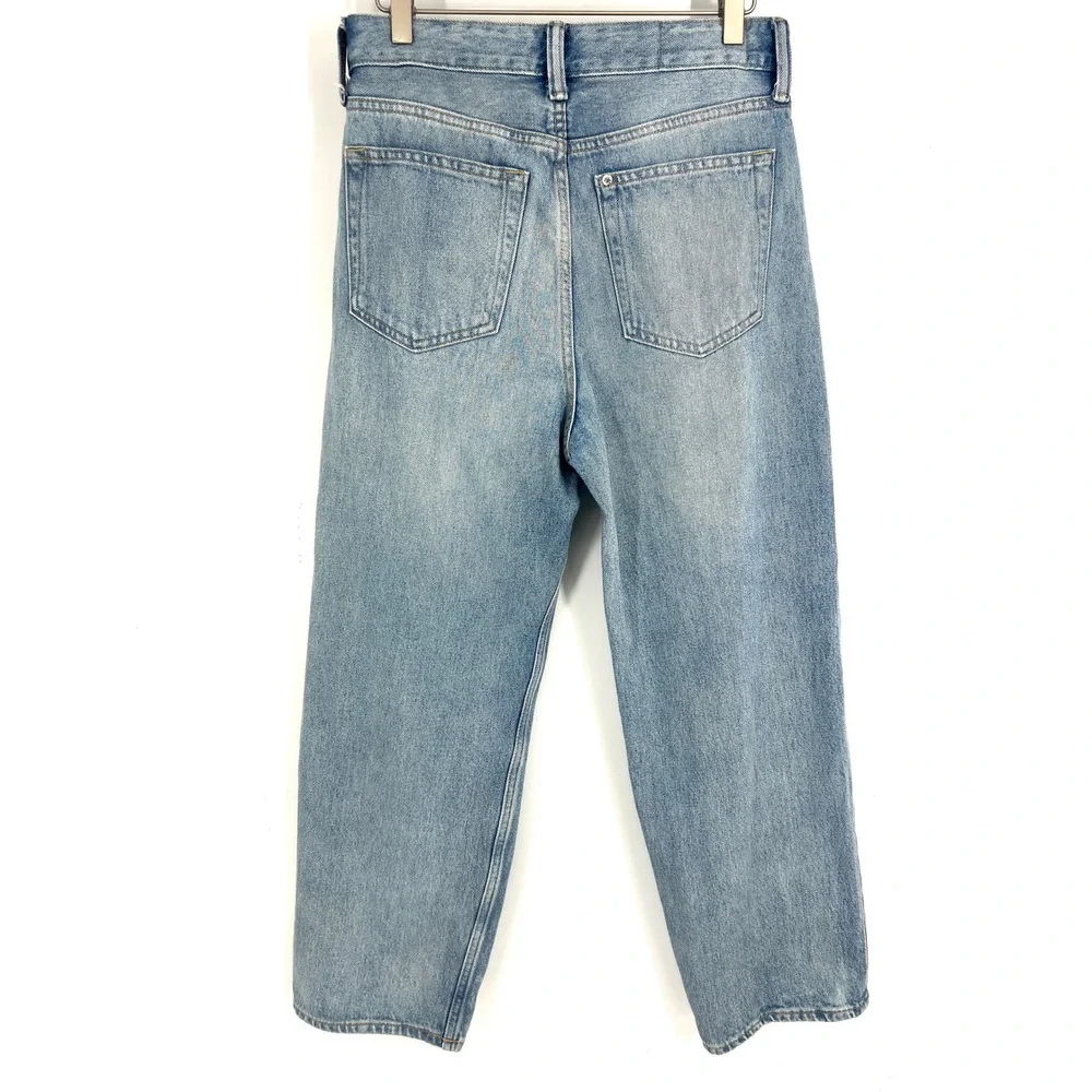 HM Loose Ample‎ Men Light Wash Blue Denim Jeans 28x30 0979945 9